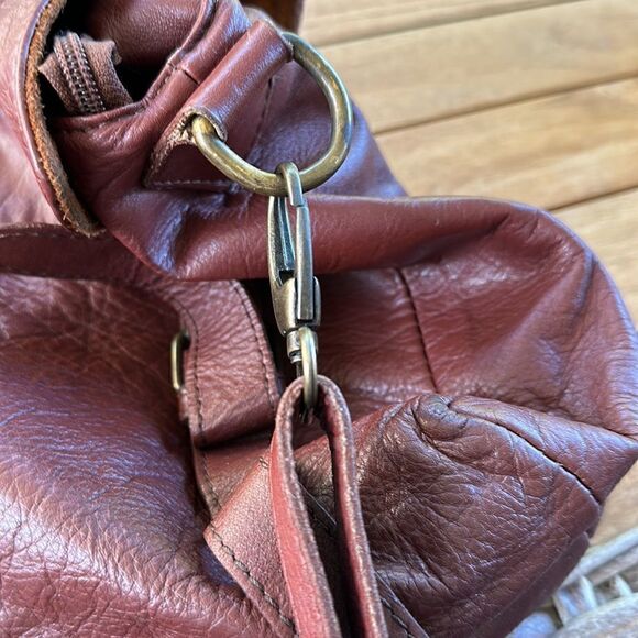 Borse In Pelle Leather Crossbody Bag - Picture 10 of 10